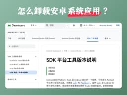 使用安卓调试桥（ADB）卸载安卓应用指南